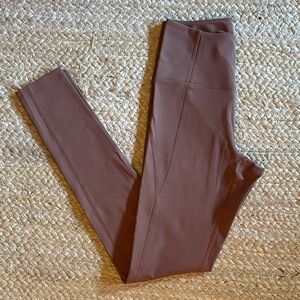 Girlfriend Collective Warm Brown Leggings